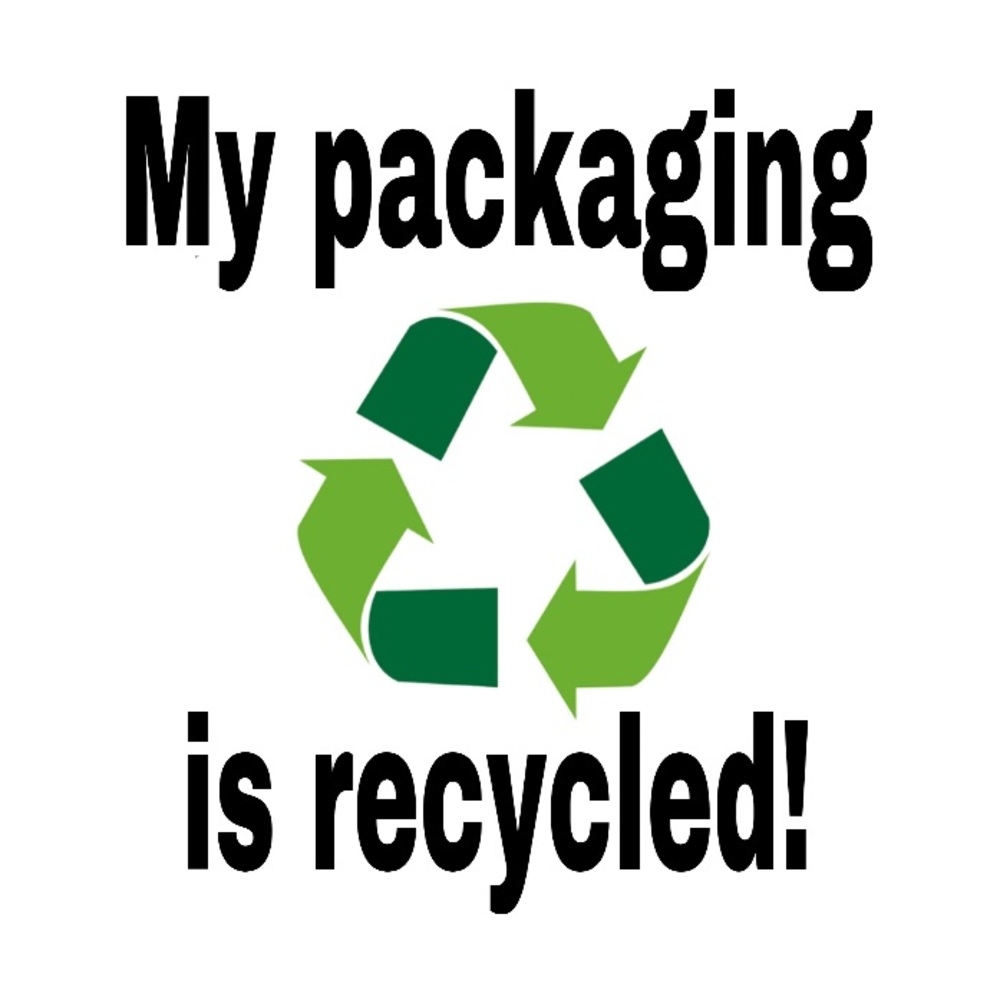 My packaging is recycled!